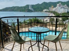Santa Marta में, होटल Espectacular vista a la playa el Rodadero