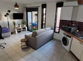 Studio avec jardin proche de la mer et commerces