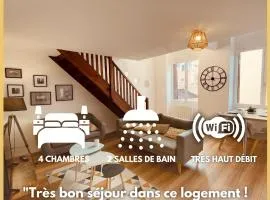 Bel Appart' 4 chambres duplex Durafour