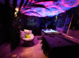 Ciné jungle duplex balnéo, hotel in Roanne