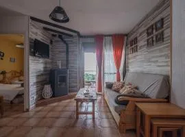 Apt Romántico con chimenea con Fibra óptica y terraza