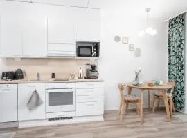 New studio apartment with free parking