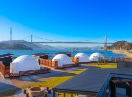 GlampDome Shimonoseki, camping de lujo en Maeda