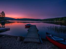 R&ouml;dvattnet cottages, hotell med bubbelbad i R&ouml;dvattnet