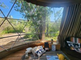 D4 Badlands Bunker Dome- 1 Queen Pet Friendly, hotel v destinaci Drumheller