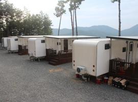 Sandlebada caravan、Goseongのキャンプ場