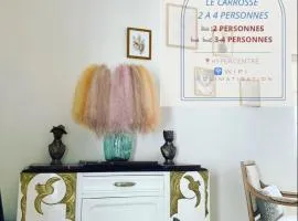 Le carrosse, la diligence, centre Saint Jean de Losne tarif 2pers 1 chambre, tarif 4 pers 2 chambres