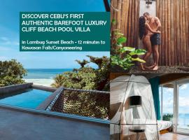 The Verge Cebu Beachfront Exclusive King Bed Pool Villa - 12 Minutes to Kawasan Falls Canyoneering, ξενοδοχείο σε Badian