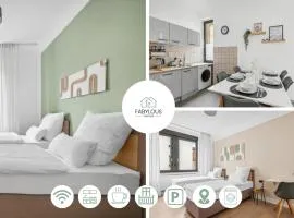 FABYLOUS Homes City Apartment I Gruppen I Waschtrockner I Balkon I belebte Lage