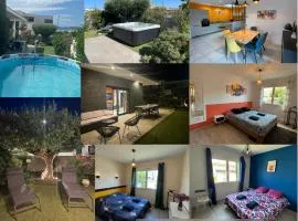 Villa Dolce Vida proche golf, lac, plage et Collioure