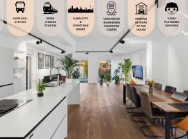 FamilienParadis Pool Garten Grill Parkplatz Fitness Tischtennis, khách sạn ở Nürnberg