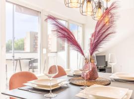 FeWo Gladbeck - Moderne und ger&auml;umige 2 Zimmerwohnung mit S&uuml;d-Balkon in Gladbeck-Brauck n&auml;he Movie Park und Arena AufSchalke