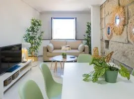 Apartamento céntrico en Baiona, playa y casco histórico a pie