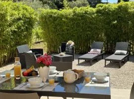 L'Auguière Est, maisonnette sans vis-à-vis et au calme avec vue sur les vignes