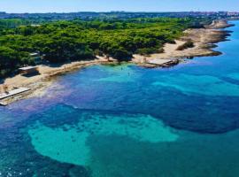 Happy Camp mobile homes in Camping La Vecchia Torre, campsite in Gallipoli