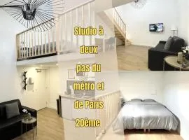 731 Joli studio mezzanine proche du métro L9