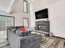 Wooded Tobyhanna Home with Fire Pit and Lake Access!