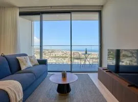 Chic 16th-Floor Apartment with Stunning Sea Views