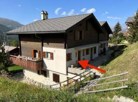 Maisonette Wohnung mit Bergsicht, hotel v destinaci Bürchen