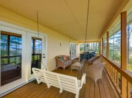 Franklin Cabin Deck with Smoky Mountain Views!