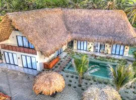 Cosamui Beach House、サン・ベルナルド・デル・ビエントのコテージ