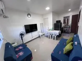 2BR Ground Level Entire Condo Central Aircon Sleeps 4