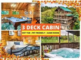 Pet-Friendly, Views, Hot Tub, WIFI, Game Room