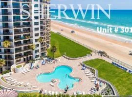 "SHERWIN" Coastal Vibes Oceanfront Condominium 301