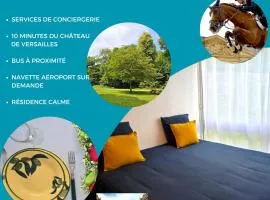 Séjour à 10 minutes du Château de Versailles et 20 minutes de Roland-Garros- Votre suite avec lit King Size