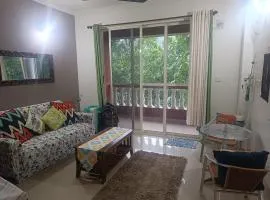 Luxury Apt near Palolem Beach, WFH with Forest view