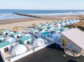 Sugar Beach Oarai, tenda mewah di Oarai