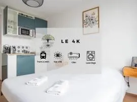 Le 4K - Vue dégagée, Clim, Gare 10min à pied