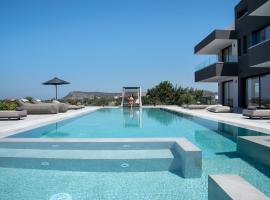 Omnia Luxury Villa, 100m2 Pool, Whirlpool & Gym, By ThinkVilla, hotel a Prínos