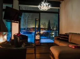 Loft Exécutif CherLieu de luxe avec vue sur golf et montagnes
