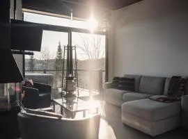 Loft Exécutif CherLieu de luxe avec vue sur golf et montagnes