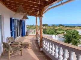 Seaview-Villa im Bohostyle mit Pool - Casa da Primavera
