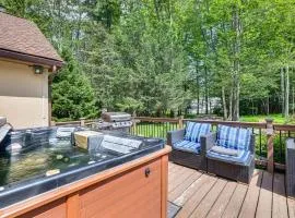 Hot Tub and Fire Pit Pocono Summit Home!