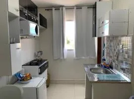 Kitnet 206 centro, com linda vista janela, tv smart