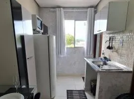 Kitnet203 centro, com linda vista janela, tv smart