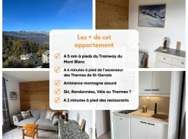 Appartement centre Saint Gervais-Vue imprenable, hotel v destinaci Saint-Gervais-les-Bains