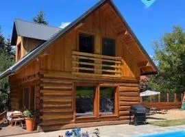 Polana Słowikowa 5 star- domek w górach z jacuzzi, sauna,basen,ogród z lasem, kominek i narty
