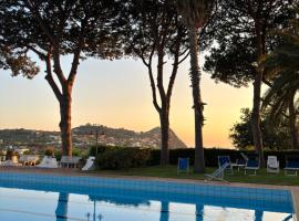 Villa Moma giardino, tennis e piscina panoramica