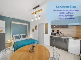 COCON BLEU #Confort # Calme #centre ville #parking facile