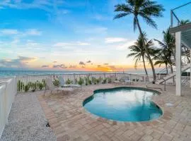 Just Renovated, Beachfront Pool Home, Panoramic Gulf Views
