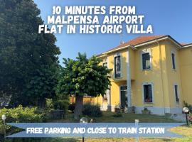 10' Malpensa Airport, alongside Train Station, hotel in Casorate Sempione