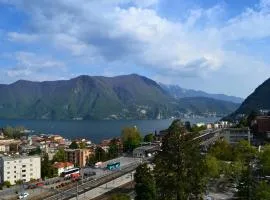 A Jump into Lake Lugano