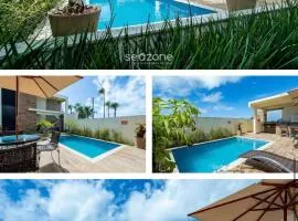 Barra grande com piscina, ar condicionado, novo , bem localizado