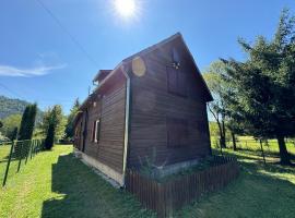 Mountain Cabin Retreat - Terrace, BBQ, Hot Tub, хотел в Lunca Bradului