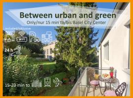 Amabello Apartment Colorful Art; 15-20 min von Basel, Bahnhof, Flughafen, hotel con alberca en Basilea