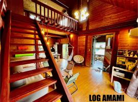 LOG AMAMl 1棟貸切ログハウス, vila v destinaci Setouchi